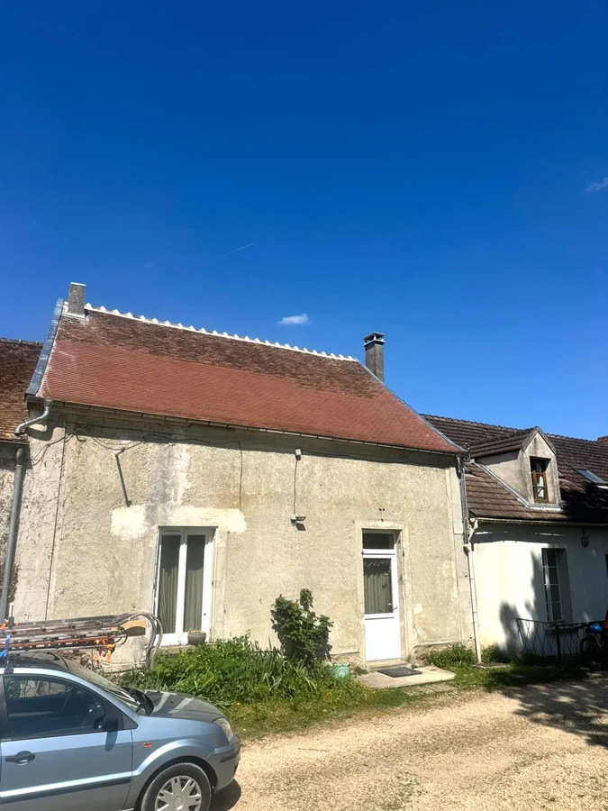 Longère ancienne du pays d'Othe avant rénovation de toiture